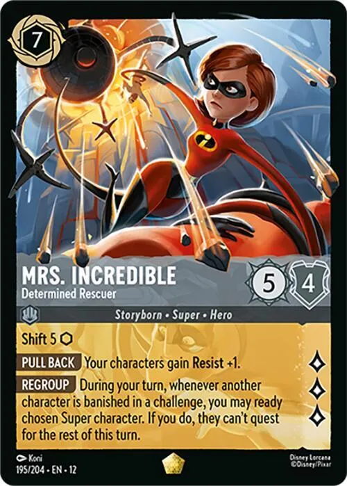 Mrs. Incredible - Determined Rescuer - Cold Foil