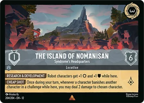 The Island of Nomanisan - Syndrome's Headquarters - Cold Foil