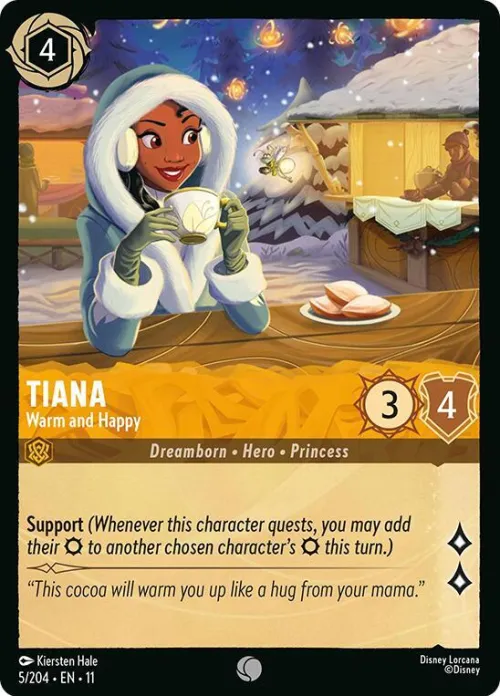 Tiana - Warm and Happy - Cold Foil