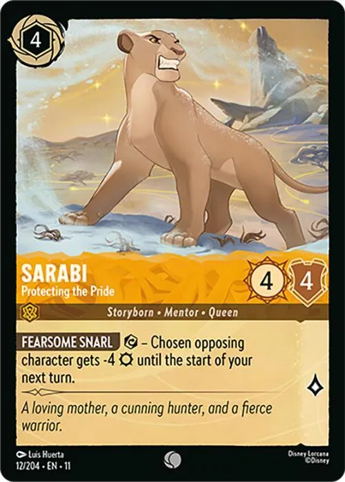Sarabi - Protecting the Pride - Cold Foil