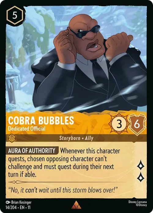 Cobra Bubbles - Dedicated Official - Cold Foil