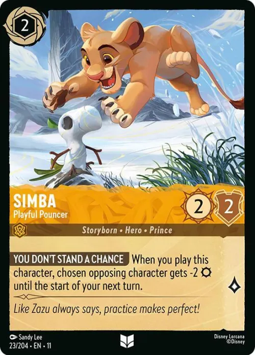 Simba - Playful Pouncer - Cold Foil