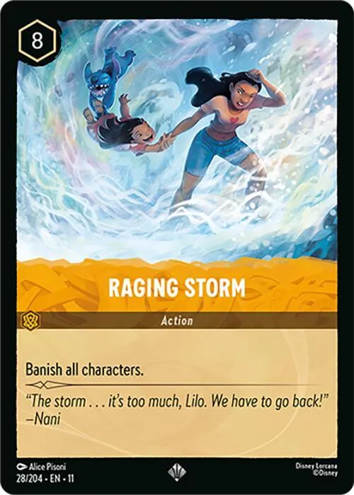 Raging Storm - Cold Foil