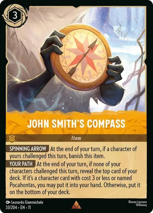 John Smith's Compass - Cold Foil