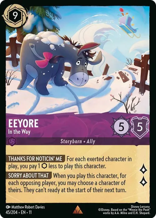 Eeyore - In the Way - Cold Foil