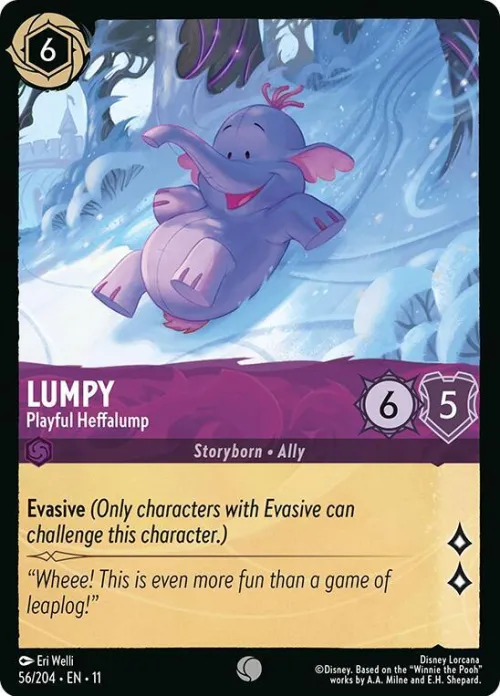 Lumpy - Playful Heffalump - Cold Foil