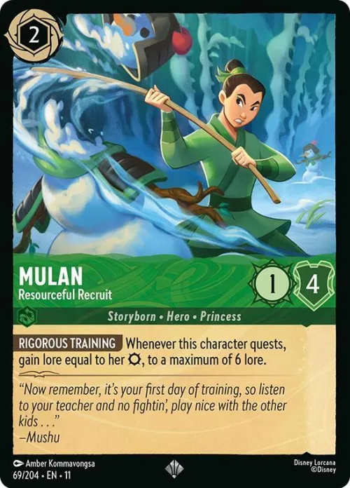 Mulan - Resourceful Recruit - Cold Foil