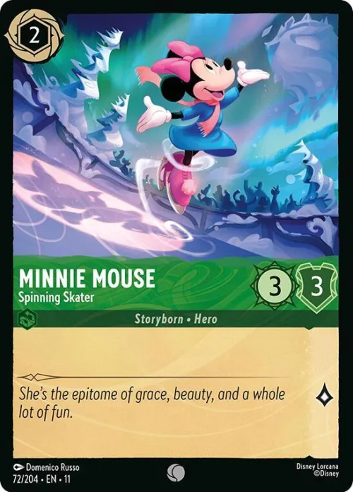 Minnie Mouse - Spinning Skater - Cold Foil