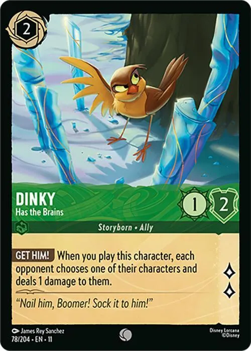Dinky - Has the Brains - Cold Foil