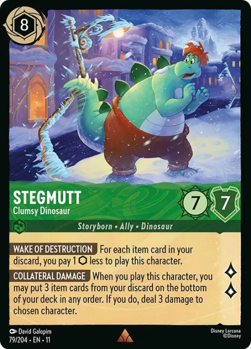 Stegmutt - Clumsy Dinosaur - Cold Foil