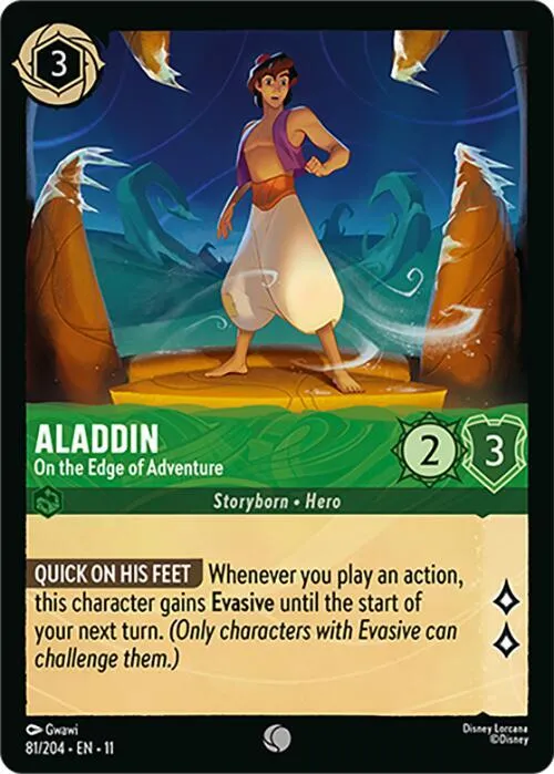 Aladdin - On the Edge of Adventure - Cold Foil