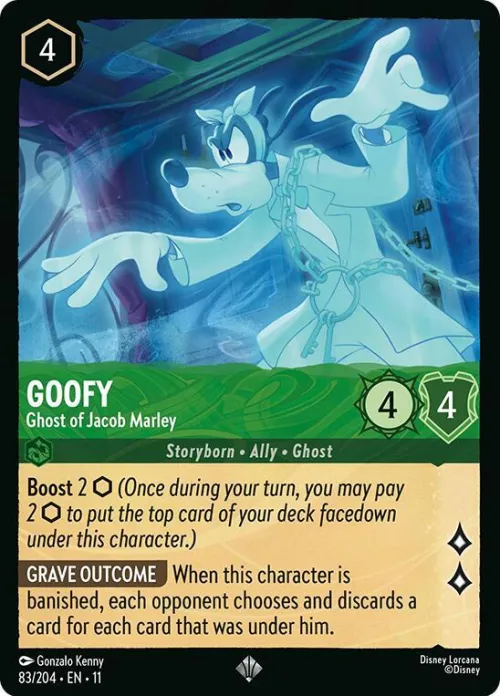 Goofy - Ghost of Jacob Marley - Cold Foil