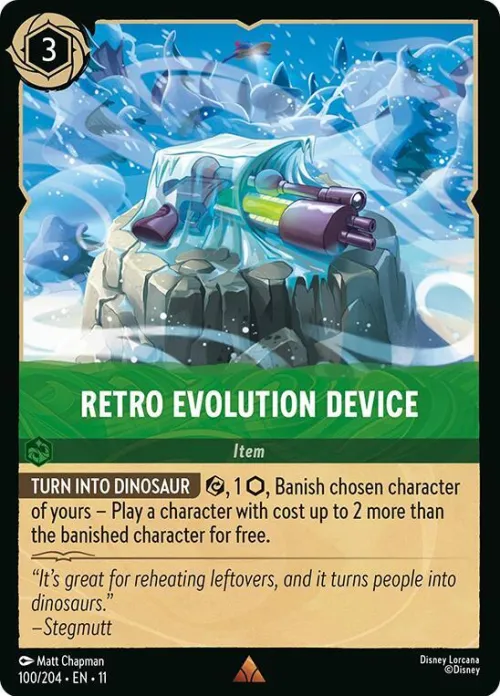 Retro Evolution Device - Cold Foil