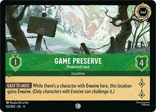 Game Preserve - Protected Land - Cold Foil