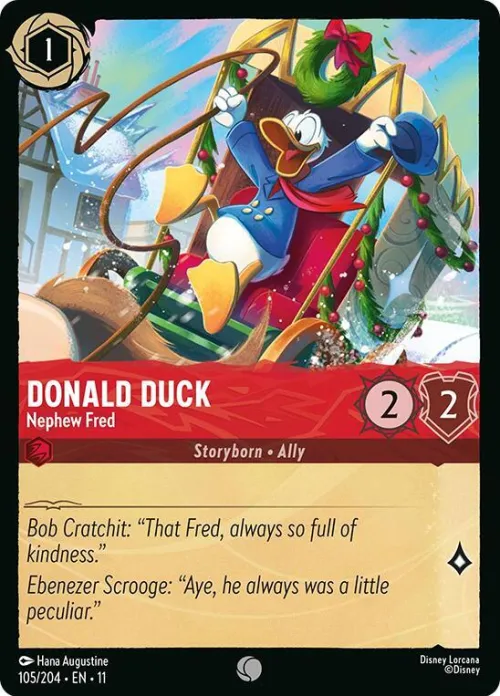 Donald Duck - Nephew Fred - Cold Foil