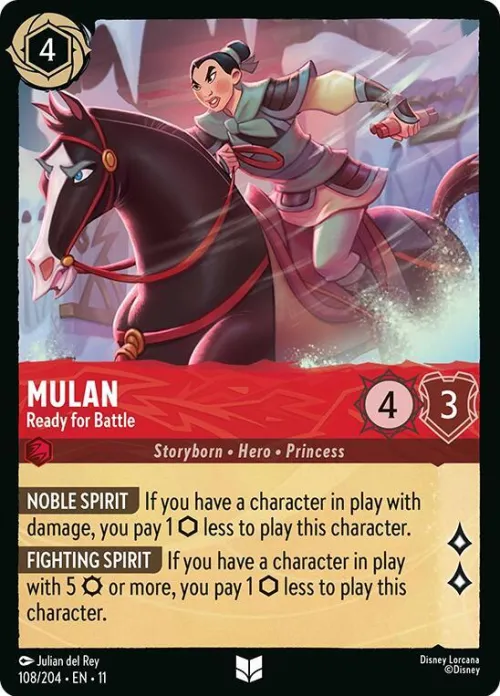 Mulan - Ready for Battle - Cold Foil
