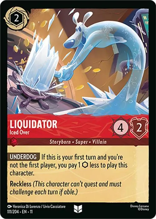 Liquidator - Iced Over - Cold Foil
