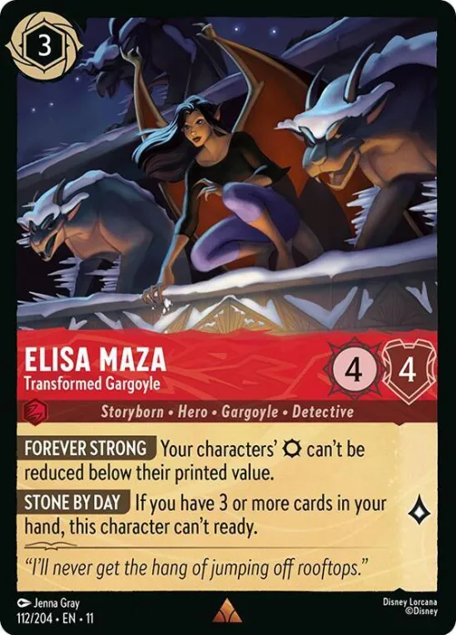 Elisa Maza - Transformed Gargoyle - Cold Foil