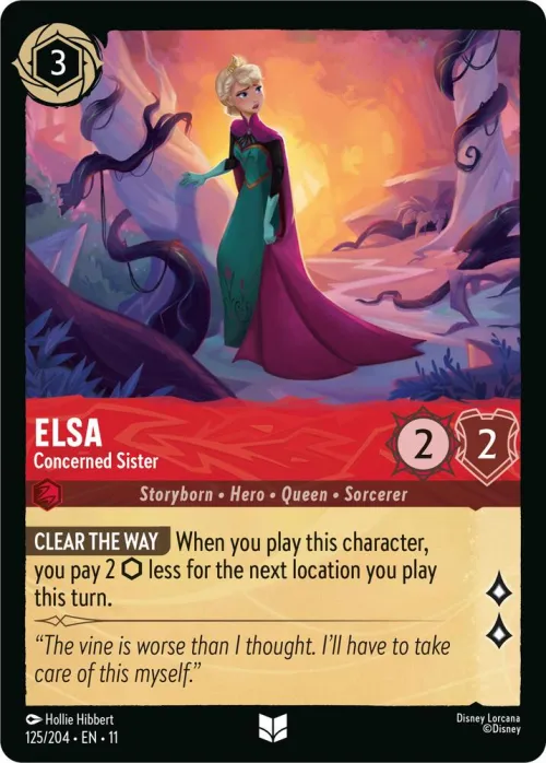 Elsa - Concerned Sister - Cold Foil