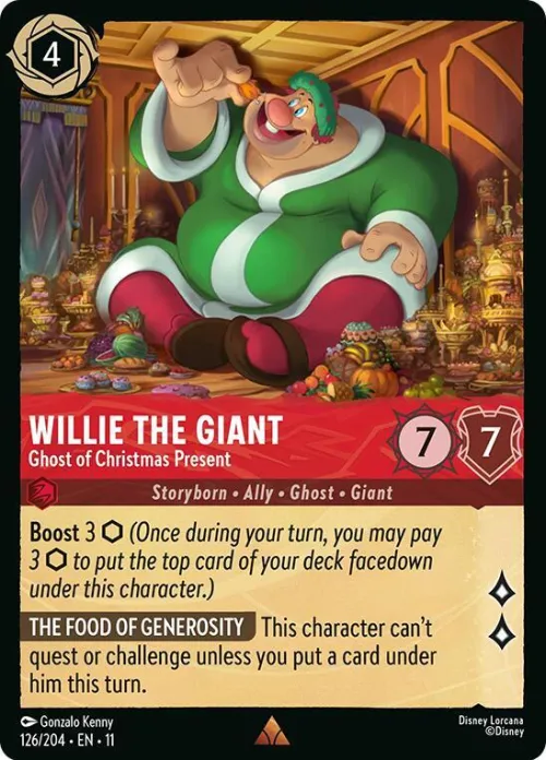 Willie the Giant - Ghost of Christmas Present - Cold Foil