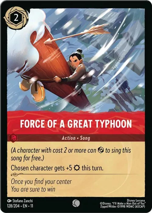 Force of a Great Typhoon - Cold Foil