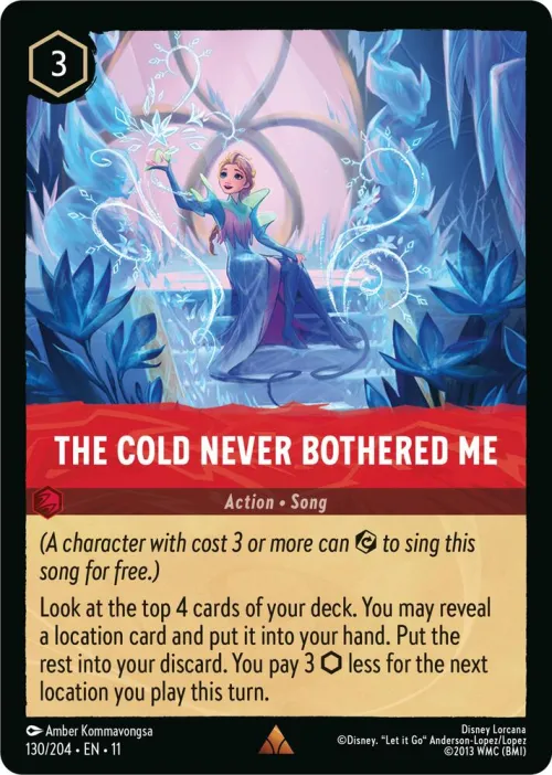 The Cold Never Bothered Me - Cold Foil