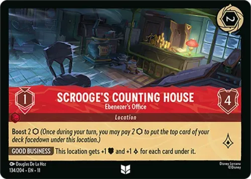 Scrooge's Counting House - Ebenezer's Office - Cold Foil