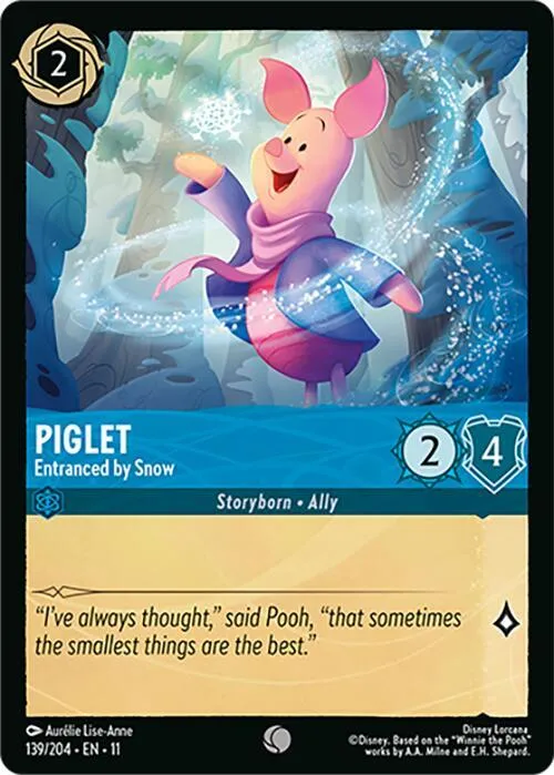 Piglet - Entranced by Snow - Cold Foil