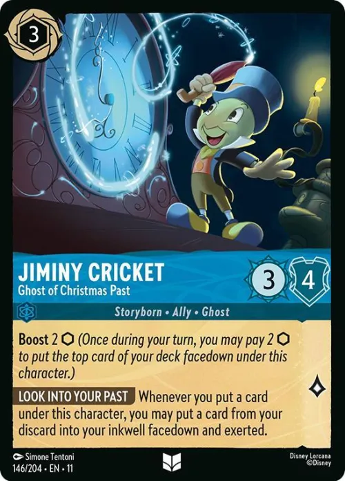 Jiminy Cricket - Ghost of Christmas Past - Cold Foil