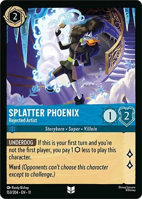 Splatter Phoenix - Rejected Artist - Cold Foil