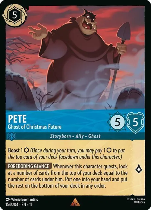 Pete - Ghost of Christmas Future - Cold Foil