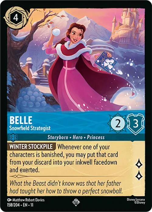 Belle - Snowfield Strategist - Cold Foil