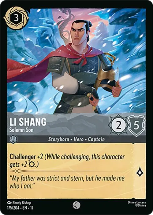 Li Shang - Solemn Son - Cold Foil