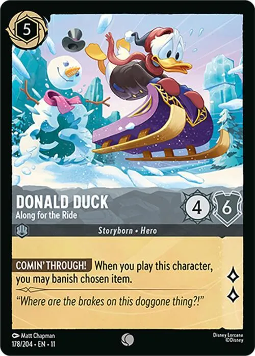 Donald Duck - Along for the Ride - Cold Foil