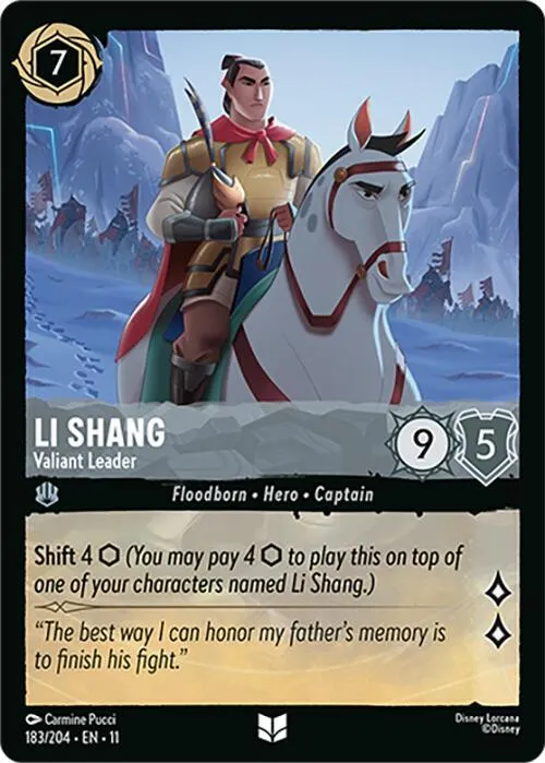 Li Shang - Valiant Leader - Cold Foil