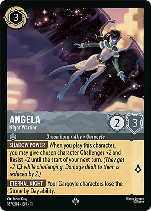 Angela - Night Warrior - Cold Foil