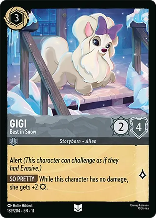 Gigi - Best in Snow - Cold Foil