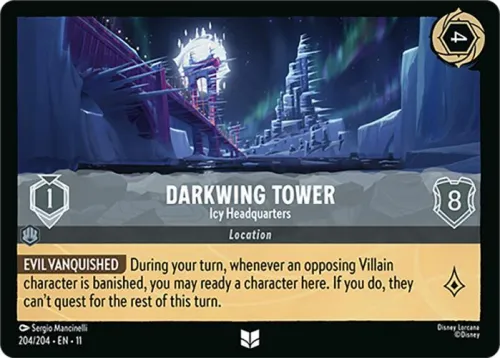 Darkwing Tower - Icy Headquarters - Cold Foil