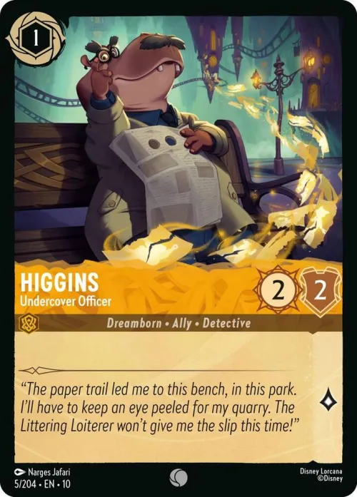 Higgins - Undercover Officer - Cold Foil