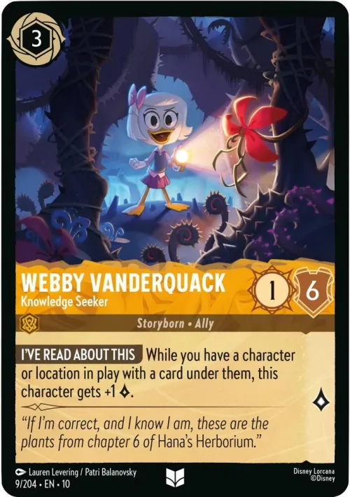Webby Vanderquack - Knowledge Seeker - Cold Foil