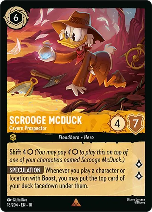 Scrooge McDuck - Cavern Prospector - Cold Foil