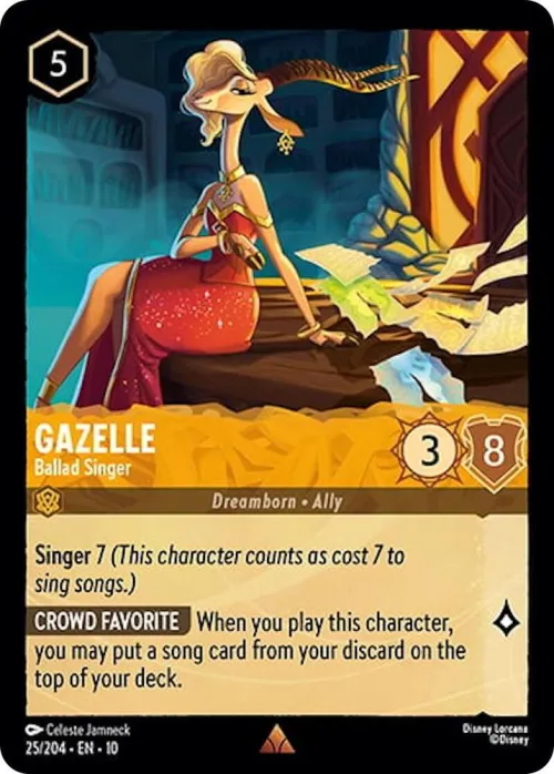 Gazelle - Ballad Singer - Cold Foil