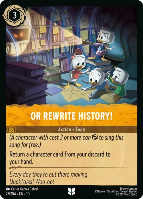 Or Rewrite History! - Cold Foil
