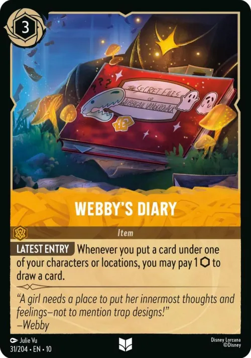 Webby's Diary - Cold Foil