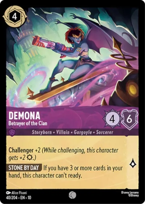 Demona - Betrayer of the Clan - Cold Foil