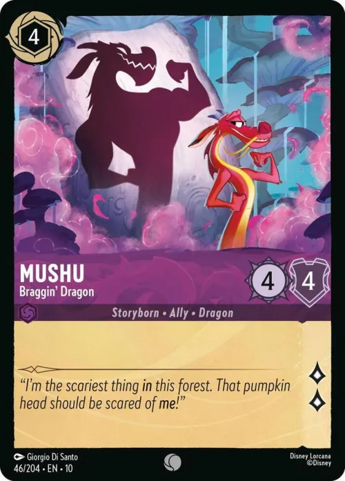 Mushu - Braggin' Dragon - Cold Foil