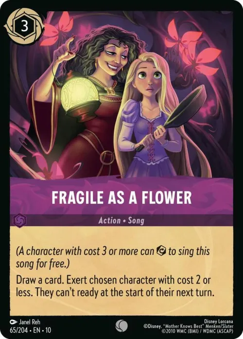 Fragile as a Flower - Cold Foil