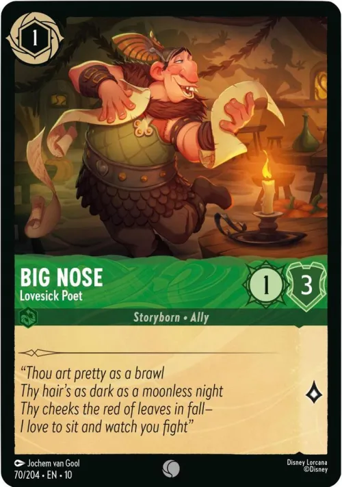 Big Nose - Lovesick Poet - Cold Foil