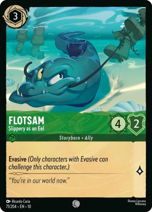 Flotsam - Slippery as an Eel - Cold Foil