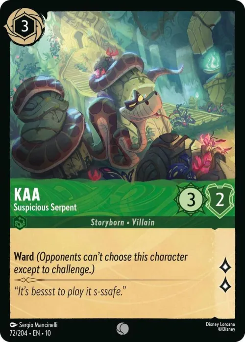 Kaa - Suspicious Serpent - Cold Foil